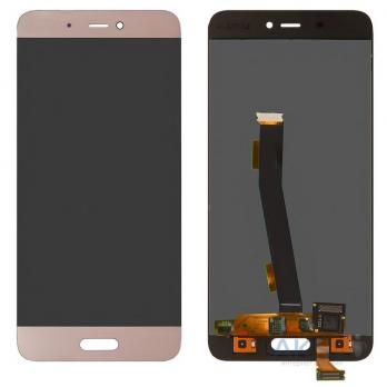 Дисплей с тачскрином для Xiaomi Mi 5S Золотой