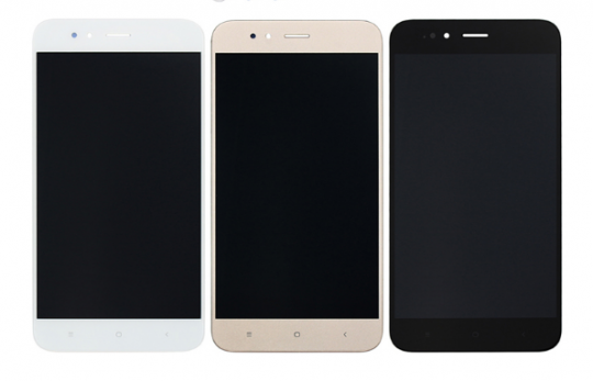 Дисплей с тачскрином для Xiaomi Mi A1 Золотой